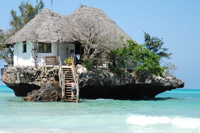 Dolphin tour, Jozani Forest, Jambiani Kuza Cave, Paje Beach &The Rock restaurent - Paje Beach for a short Indian Ocean pause