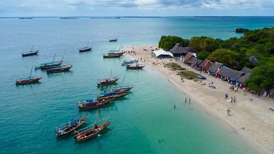 From Paje/Jambian: Safari Blue Snorkelling with Lunch - The sandbank stop and Menai Bay