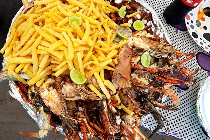 Full-day Prison Island and Nakupenda Sandbank with Lunch buffet - A seafood buffet served beside the water