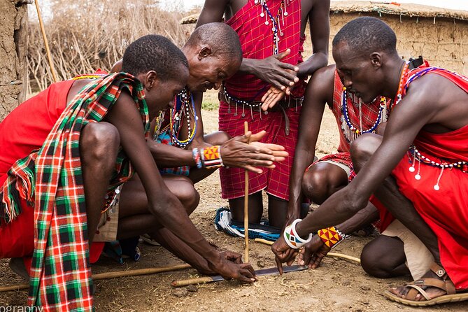 Maasai village visit and Chemka hot-springs with hot lunch. - Views toward Mount Kilimanjaro