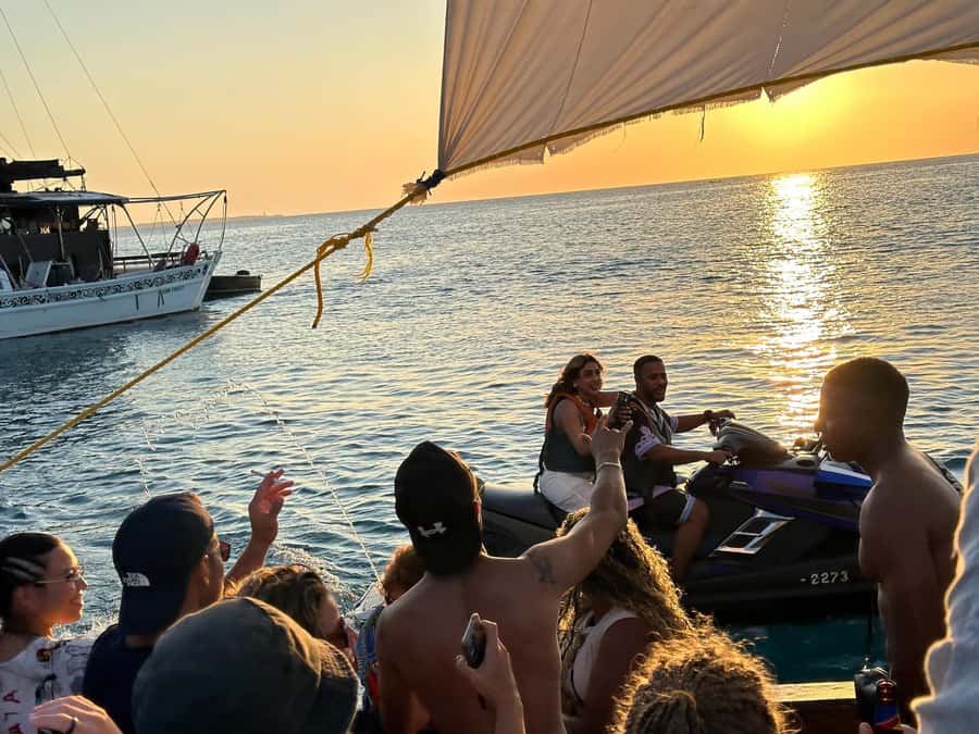 Sunset party cruise in Zanzibar with BoomBoom Boat - A sunset party rather than a quiet sail