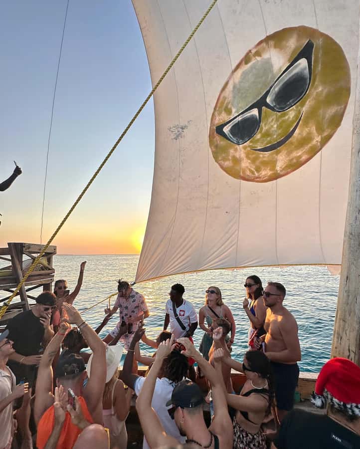 Sunset party cruise in Zanzibar with BoomBoom Boat - What $25 really gets you