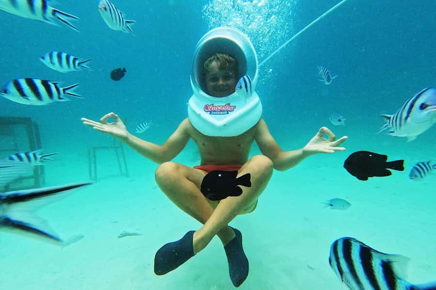 Underwater Walking Experience in Zanzibar,No Swimming Needed - Fish, Coral, and a Calm Seabed Session