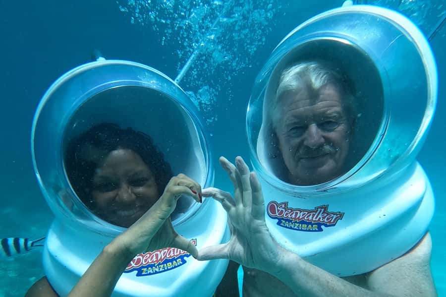 Underwater Walking Experience in Zanzibar,No Swimming Needed - The Helmet Makes the Adventure Accessible