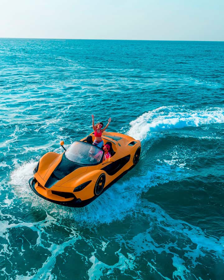 Zanzibar: Jet Car Ride with Drone footages (pickup included) - The 30-minute option for more time on the water