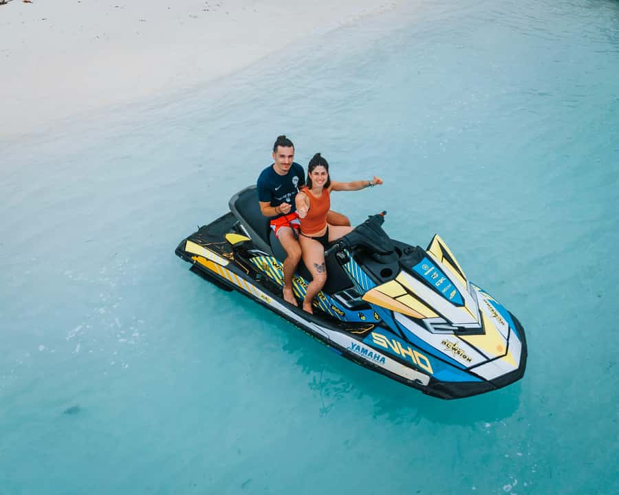 Zanzibar: Jetski with Hotel Pickup, Drone Photos & Video - A fast start on Nungwi or Kendwa water