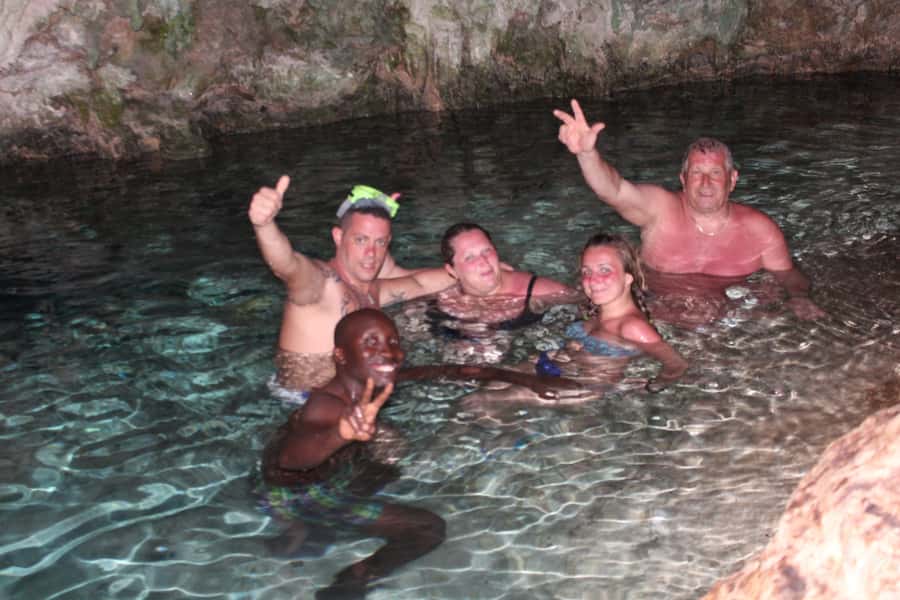 Zanzibar: Rock Restaurant and Cave Tour Visit - Kuza Cave, a 50-meter descent into limestone