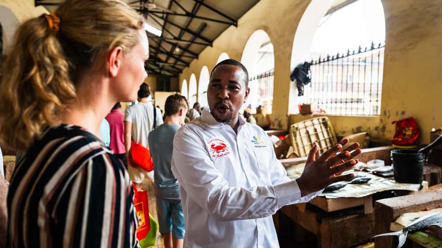 Zanzibar: Stone Town Historical Cultural Walking Guided Tour - Darajani Market and the sound of daily life