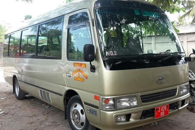 Zanzibar Taxi Service - The value of a $20 private booking